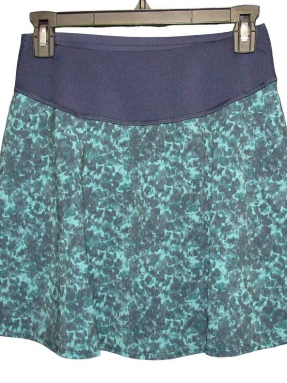 Puma Pwrshape Camo Deep Teal Skort Skirt Size S Golf Tennis Pickleball New Tag